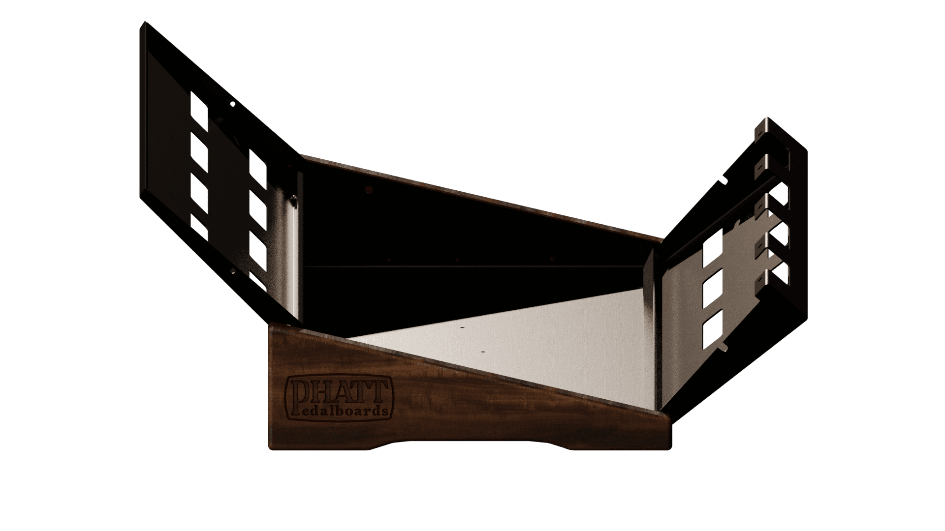 Phatt Music Co. modular pedalboard — exploded view